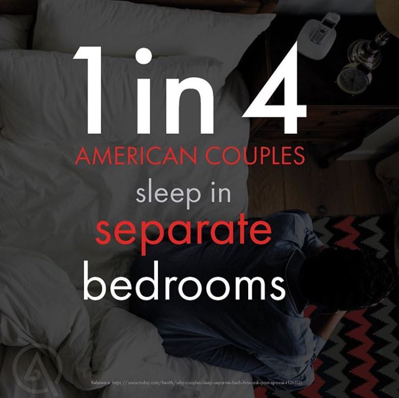 Couples sleeping Separately